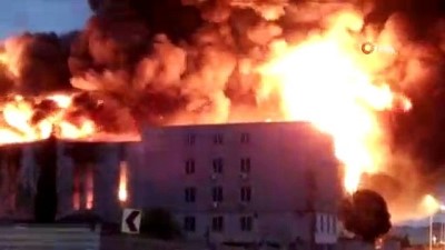 sunger fabrikasi -  Gebze’de sünger fabrikasında yangın Videosu