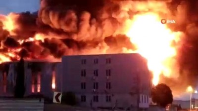 saglik ekibi -  Gebze’de sünger fabrikasında yangın Videosu