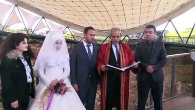 Göbeklitepe'de mutluluğa 'evet' dediler - ŞANLIURFA