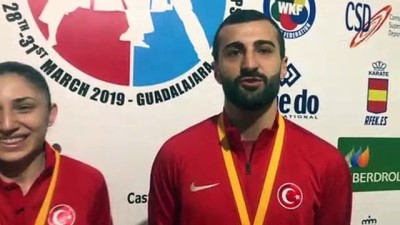 kucukluk - Karatede Aktaş ve Çoban'ın Avrupa şampiyonluğu gururu - GUADALAJARA Videosu