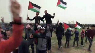 yazili aciklama - 'Milyonluk Toprak ve Dönüş Yürüyüşü' gösterileri (5) - GAZZE Videosu