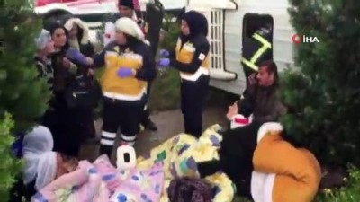 muhtarlik secimi -  Muhtarlık seçimi için Mardin’e giden minibüs devrildi: 10 yaralı  Videosu