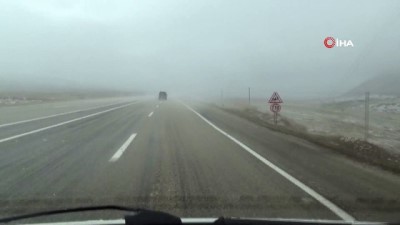  Pamuk Geçidi'nde yoğun sis 