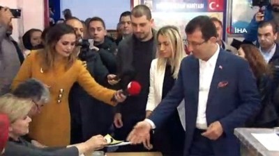 oy kullanimi -  Ekrem İmamoğlu oyunu kullandı 'İstanbul için hayırlı olsun'  Videosu
