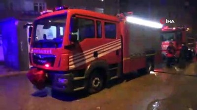  Elazığ’da yangın, 6 kişi hastaneye kaldırıldı 