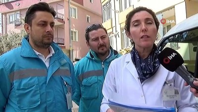 saglik ekibi -  Hasta ve yaşlı çift, yataktan sandığa götürüldü  Videosu