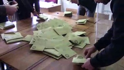Oy sayım işlemi başladı - ADIYAMAN