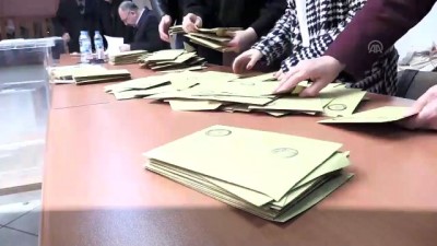 Oy sayım işlemi başladı - GÜMÜŞHANE