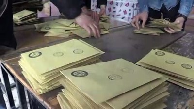 Oy sayım işlemi başladı - ŞANLIURFA