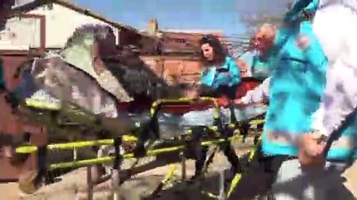 Oyunu sedye üzerinde kullandı (2) - KIRKLARELİ 