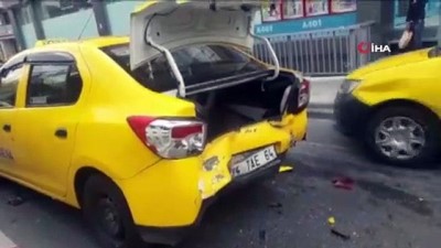 amator kamera -  Şişli’de zincirleme kaza... Kaza neden olan genç sürücü şoka girdi  Videosu