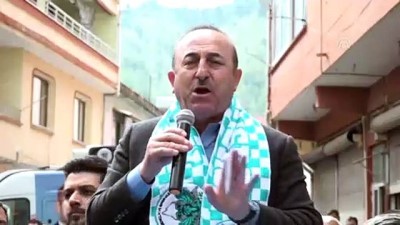 ates cemberi - Çavuşoğlu: 'İçeride ve dışarıda ne kadar hain varsa bu ittifakın içinde' - HATAY  Videosu
