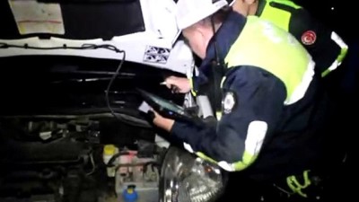 Hacizli araca el konulmaması için plakasını değiştirmişler - ADANA