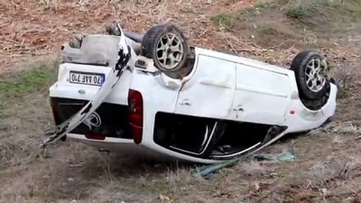 Otomobil devrildi: 1 yaralı - KARAMAN