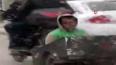  Sepette tehlikeli yolculuk kamerada 