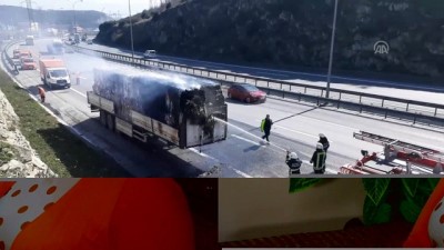 atik kagit - Anadolu Otoyolu'nda tır yangını - KOCAELİ Videosu