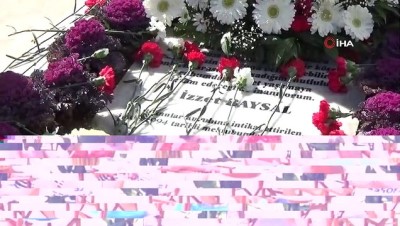 anit mezar -  İzzet Baysal ölümünün 19’uncu yılında anıldı Videosu