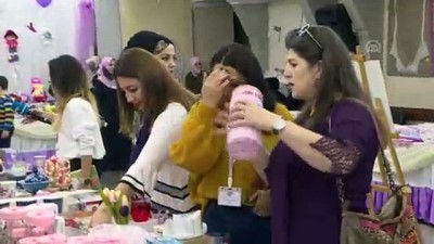 engelli cocuk - Azerbaycanlı ve Türk kadınlardan ortak kermes - BAKÜ  Videosu