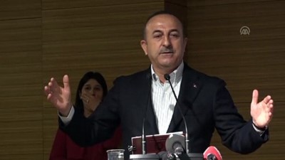 Bakan Çavuşoğlu: 'Başka ittifaklarla aramızdaki fark bizim belediye meclis üyelerimizi ve bazı adaylarımızı PKK, HDP belirlemedi' - ANTALYA 