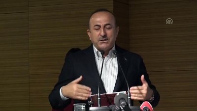 Bakan Çavuşoğlu: 'İki havaalanını birleştiren bir hızlı tren projesinin raylı sistem çalışmalarını yapıyoruz' - ANTALYA 