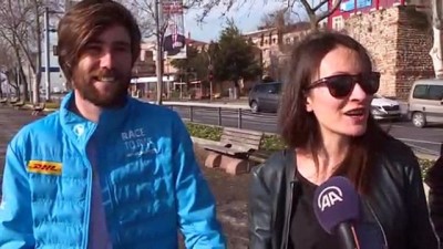 sinir kapisi - Düdüğü teslim etmek için 20 bin kilometre pedal çevirecekler (1) - İSTANBUL Videosu