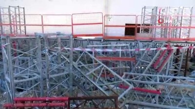 yakin plan -  İnşaattan düşen sıva işçisi hayatını kaybetti  Videosu