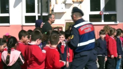 yazili aciklama -  Jandarma'dan öğrencilere trafik eğitimi Videosu