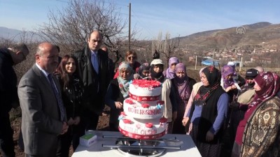 calisan kadin - Tarlada çalışan kadınlara yaş pastalı Kadınlar Günü kutlaması - TOKAT  Videosu