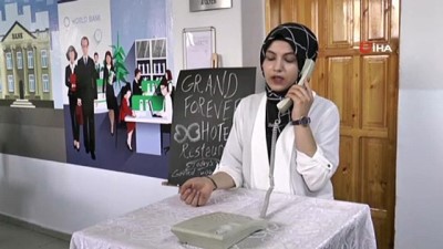 yabanci dil egitimi -  Meslek Lisesi öğrencileri İngilizceyi canlandırarak öğreniyor  Videosu