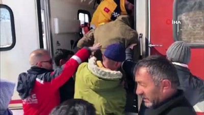 paletli ambulans -  UMKE hem hastaları hem de öğretmenleri kurtardı  Videosu