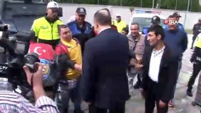 engelli aday -  Engelliler polis aracına bindi, siren çaldı  Videosu