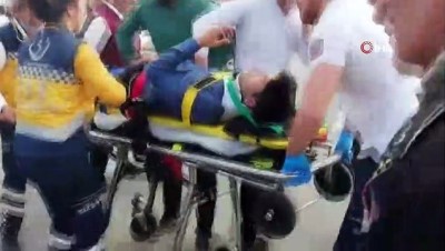  Erzincan’da otomobilin çarptığı motosiklet sürücüsü yaralandı 