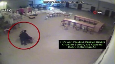 elektrikli bisiklet -  - Hırsızın vicdansızlığı pes dedirtti Videosu