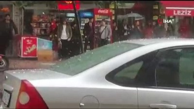 saganak yagis -  İstanbul'da dolu sürprizi  Videosu
