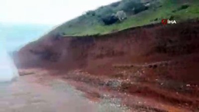  Siirt’te toprak kayması sonucu su isale hattı tahrip oldu