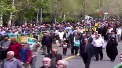  - İranlılardan Devrim Muhafızlarına destek yürüyüşü 