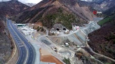gana -  Yeni Zigana tünelinin son hali havadan görüntülendi  Videosu