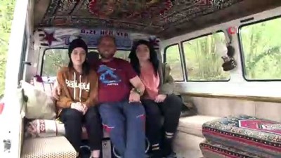demir iskele -  Kızları ağaç ev istedi, o minibüsten ev yaptı  Videosu