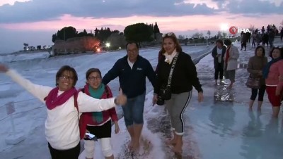  Beyaz Cennet Pamukkale'nin gece ışıklandırılması talebi 