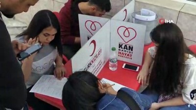 pinar kur -  Ceylanpınar'da kan bağışına vatandaşlar ilgi gösterdi Videosu