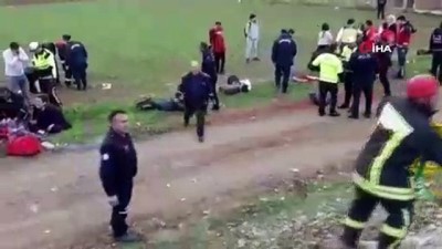tur otobusu -  Denizli'deki otobüs kazasında yaralı sayısı 34’e yükseldi  Videosu