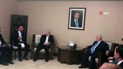  - İran Dışişleri Bakanı Zarif, Suriye Dışişleri Bakanı Muallim İle Görüştü