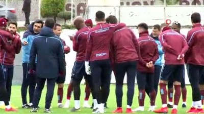 Trabzonspor, Evkur Yeni Malatyaspor maçı hazırlıklarını sürdürdü 
