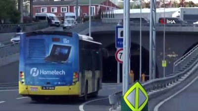 trafik yogunlugu -  Çamlıca-Libadiye Tüneli açıldı  Videosu