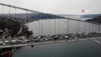 intihar -  Köprüdeki intihar teşebbüsü havadan görüntülendi  Videosu