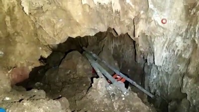 oksijen tupu -  12 saatlik seferberlik 6 defineciyi hayata bağladı...Mağaranın içi böyle görüntülendi  Videosu