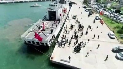 uyusturucu madde -  5 ton uyuşturucunun ele geçirildiği tekne havadan görüntülendi  Videosu