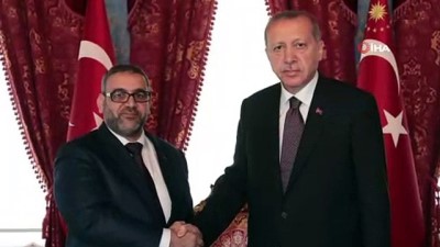  Cumhurbaşkanı Erdoğan ile Libya Yüksek Devlet Konseyi Başkanı El Meşri görüşmesi başladı 