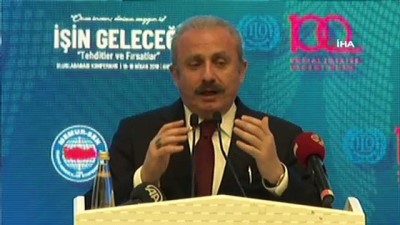 TBMM Başkanı Mustafa Şentop, 'İşin Geleceği: Tehditler ve Fırsatlar' Konferası'nda konuştu 