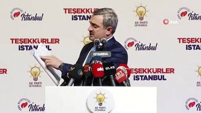  AK Parti İstanbul İl Başkanı Şenocak: “Tespit ettiğimiz usulsüzlüklere ilişkin 39 ilçe seçim kurullarına itirazlarımızı telsim ettik” 